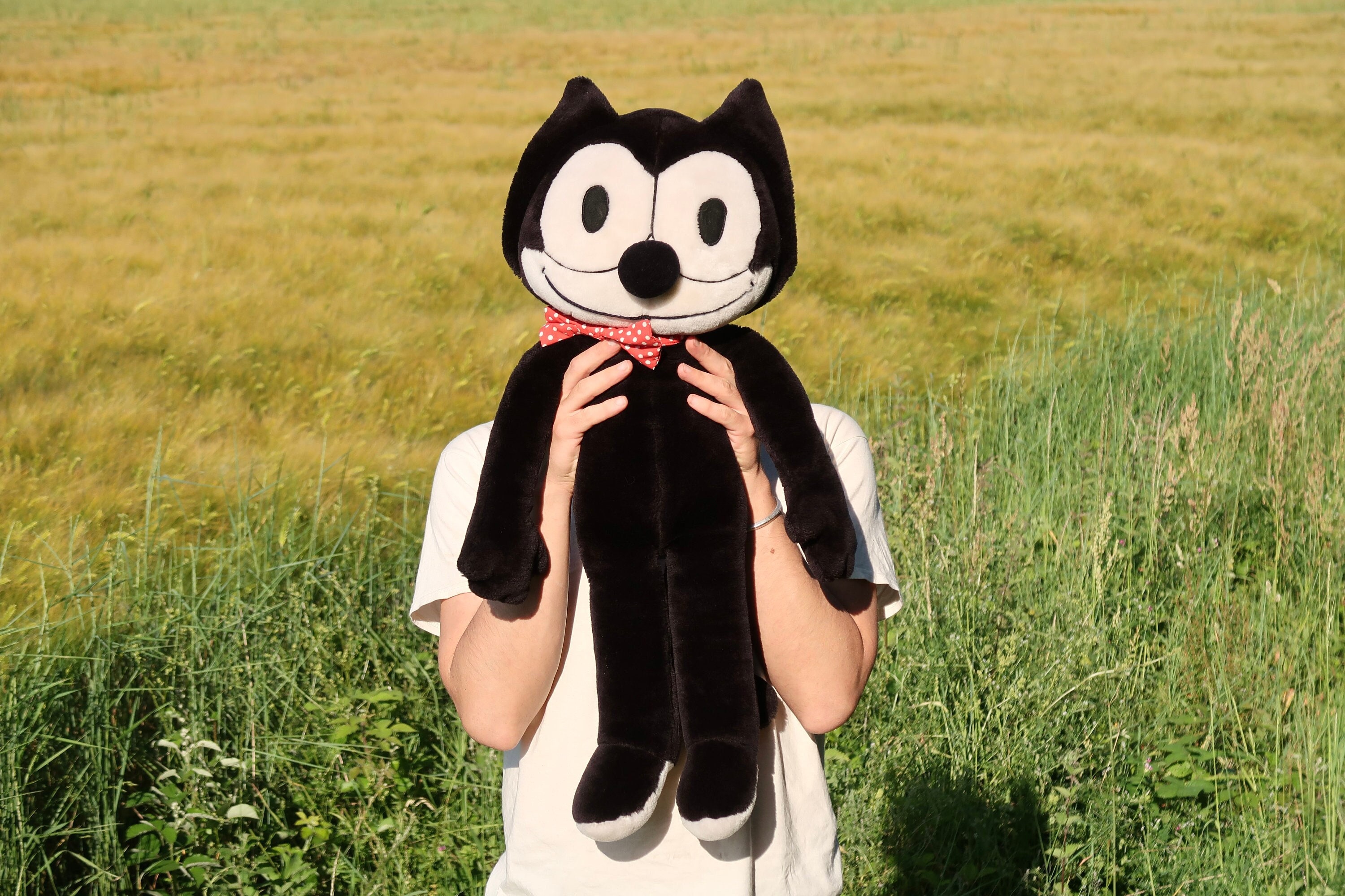 HUGE 33.4 in Felix the Cat Plush, 1982 / Vintage, Toy HUGE 33.4 in Felix the Cat Plush, 1982 / Vintage, Toy