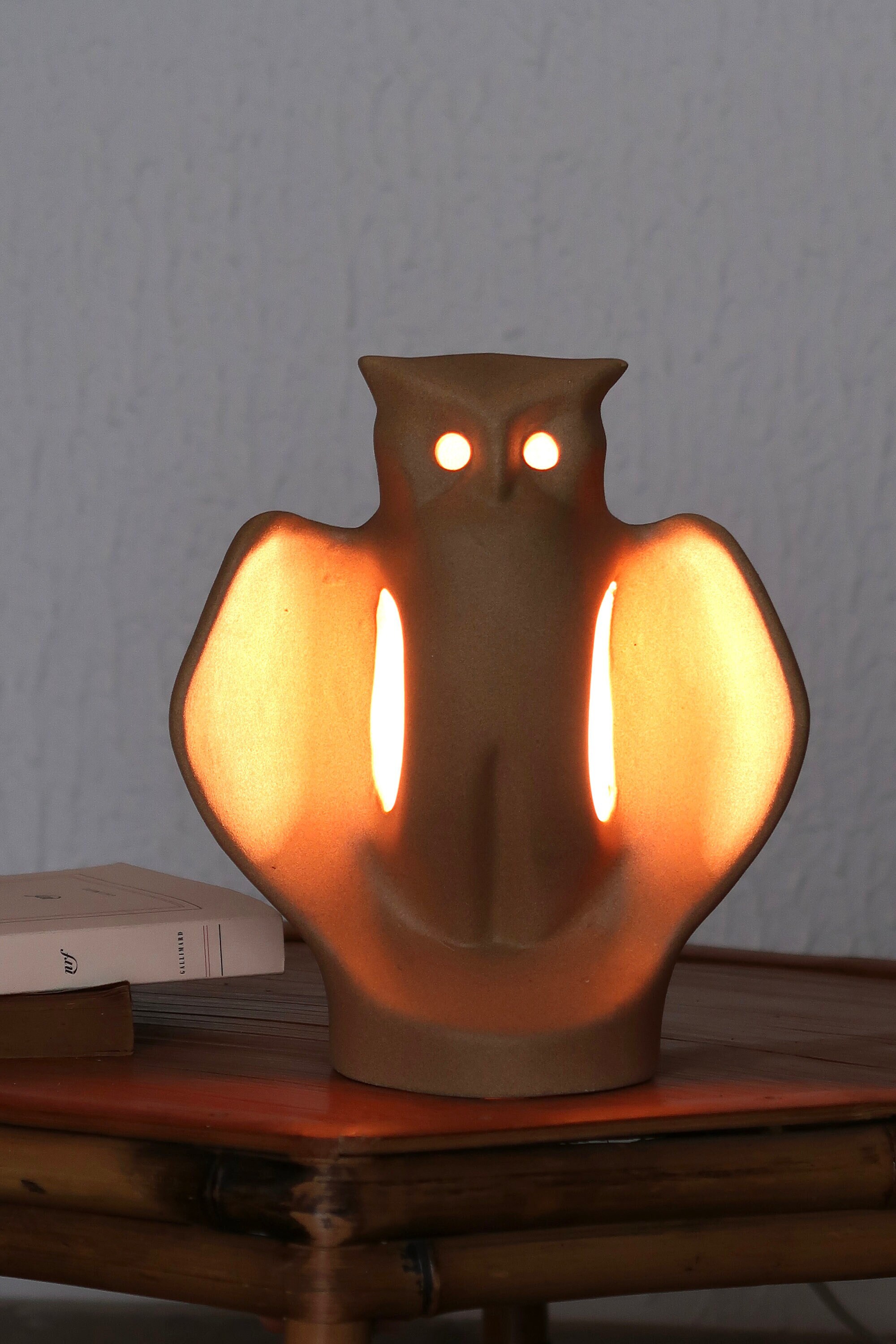 Lampe en Céramique Chouette 