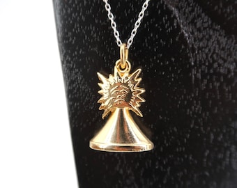 Wisiorek słoneczny Salvadora Dalí, vintage / biżuteria, rzeźba, surrealizm