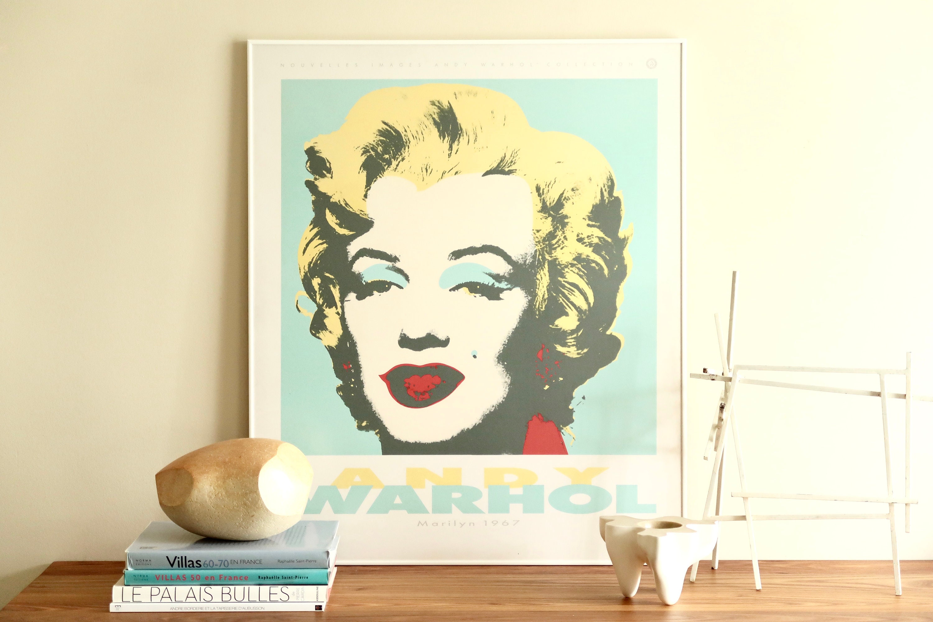 素晴らしい外見 Offset French Lithograph 1967 Marilyn, Warhol Andy of Prints 絵画