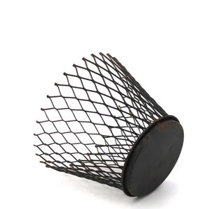 French metal planter, 1950s / Mathieu Matégot, mid century modern, display, pot, flower, cactus