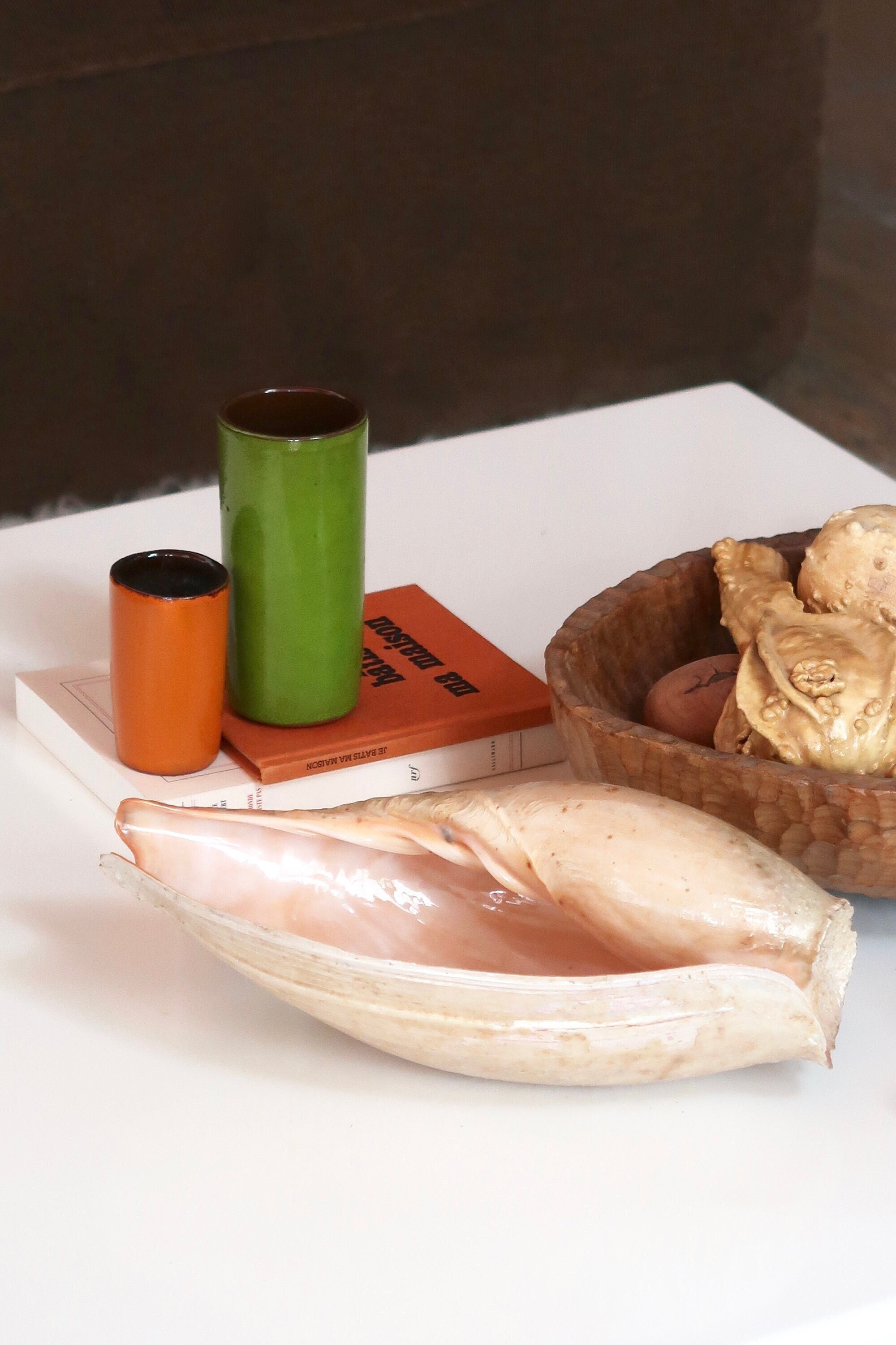 Grand Coquillage, Vide Poche, Années 60/Présentoir, Bohème Chic, Folk, Mer, Ocean, Nature