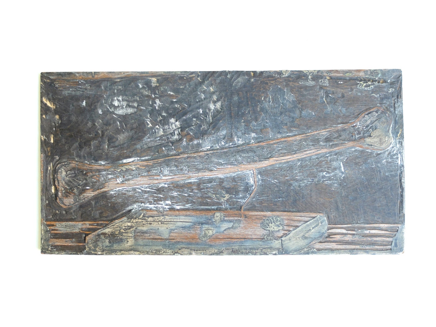 Plaque Gravée en Bois Os