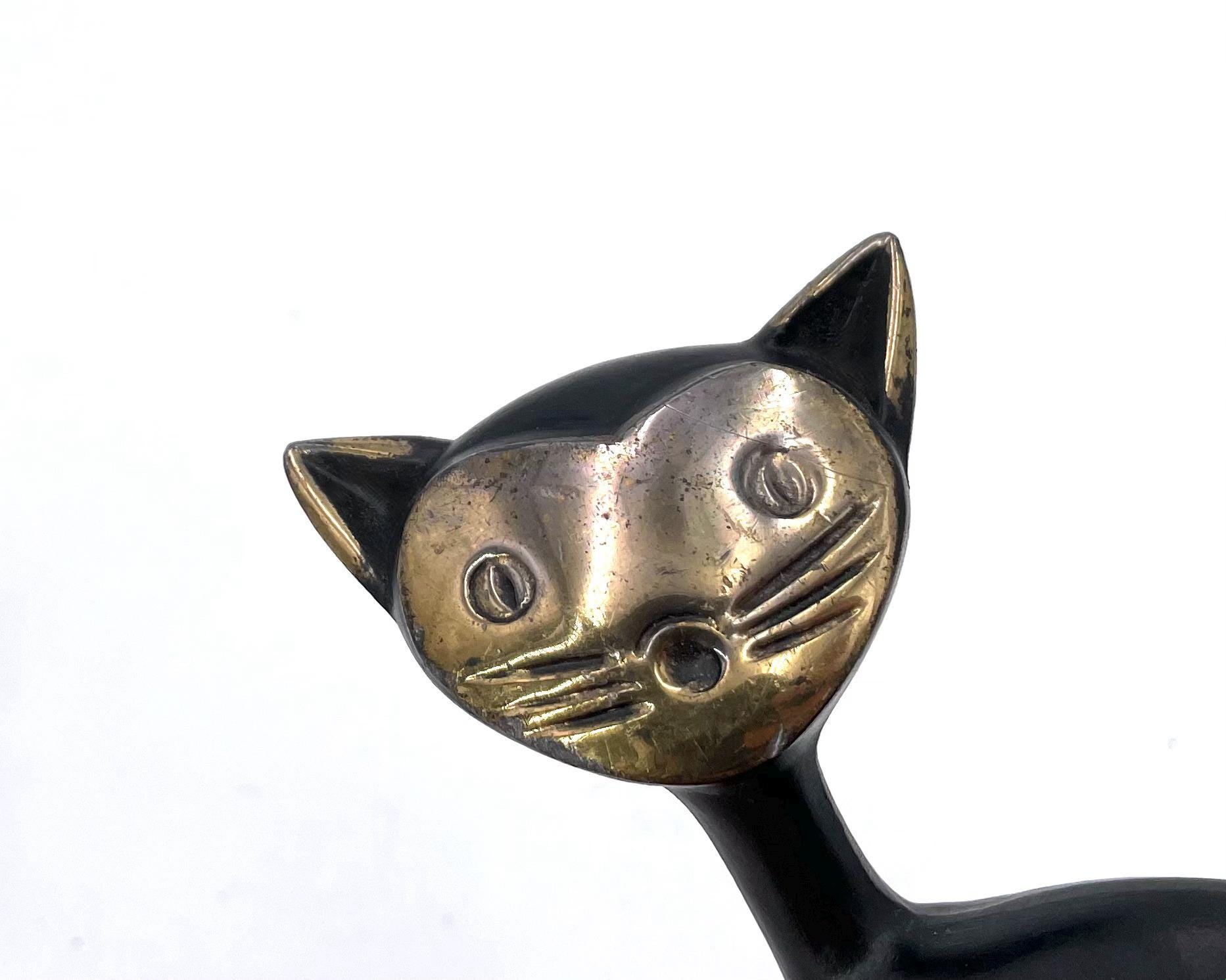 ボッセ社　bosse オーストリア　猫 Walter Bosse Sculpture, Cat With Thermometer, 1950s / Mid Century