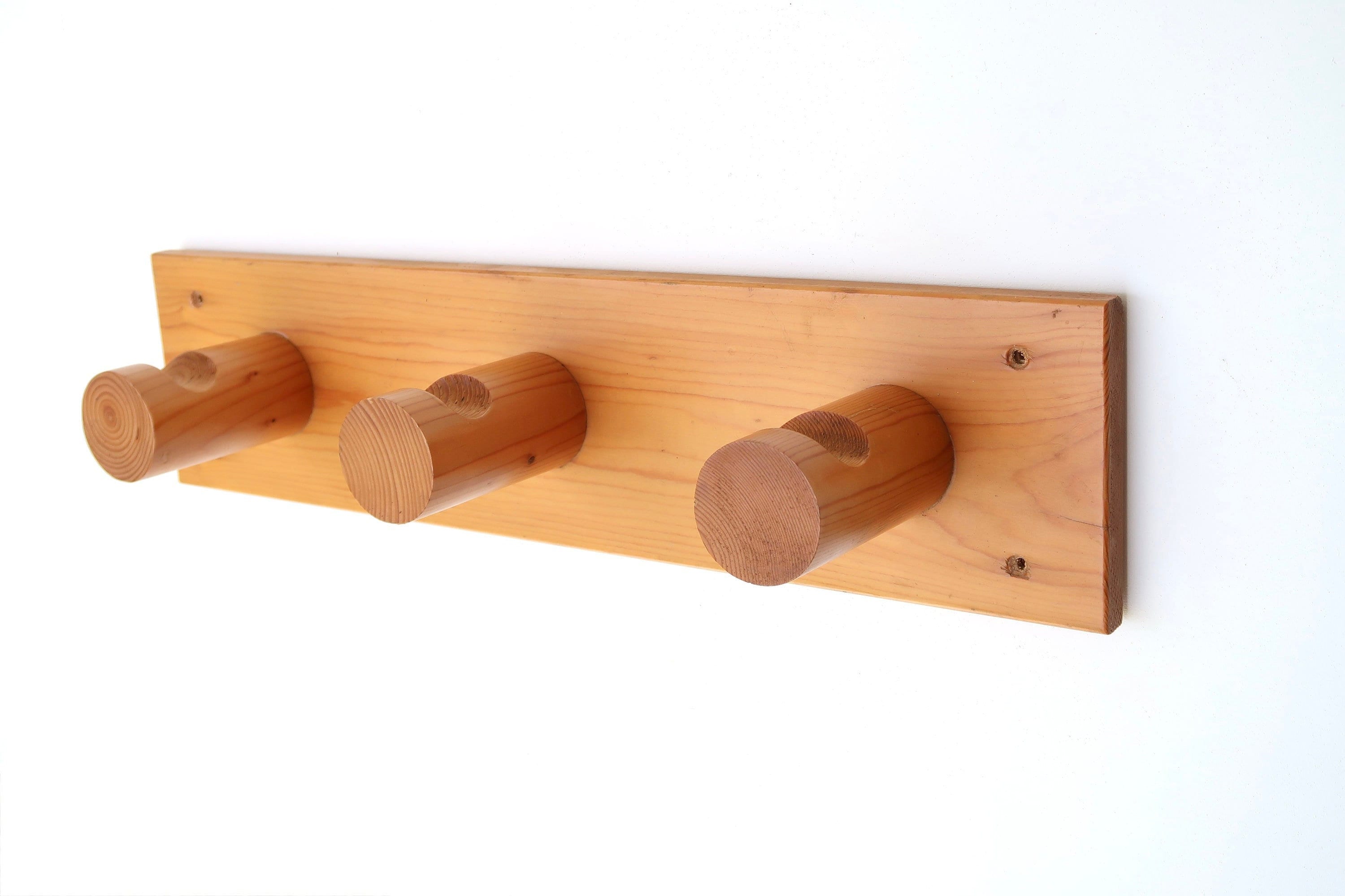 ハンガーラック 70s Long Coat Rack from Les Arcs Pin Wood Coat Rack by Charlotte Perriand for Les Arcs, 1960s