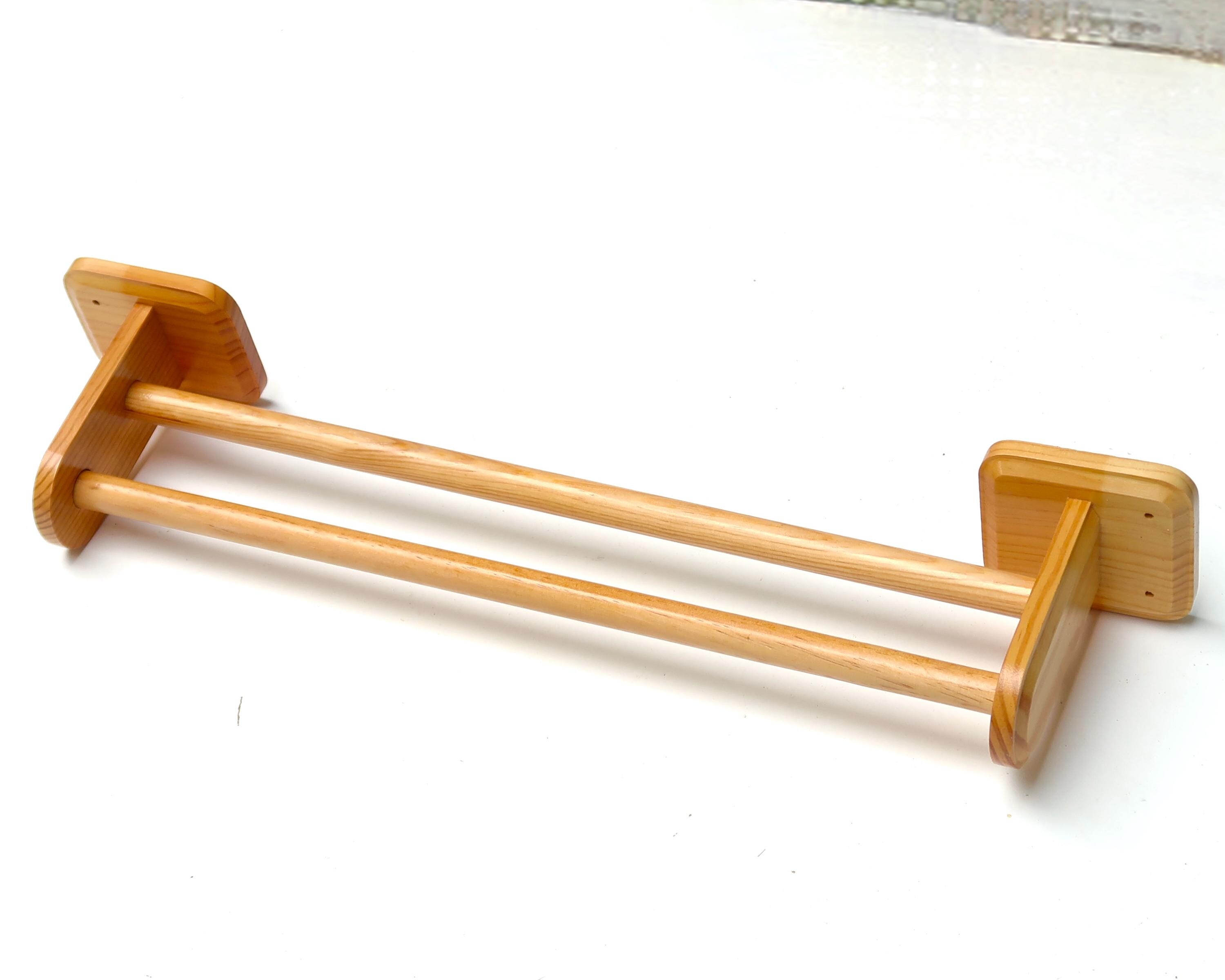 Petit porte torchons en bois à suspendre - Beige | Leroy Merlin