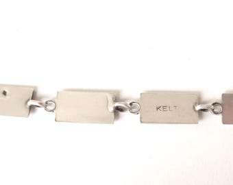 Bracelet KELT En Argent Massif - Bijou Breton Vintage - Bretagne - Occasion