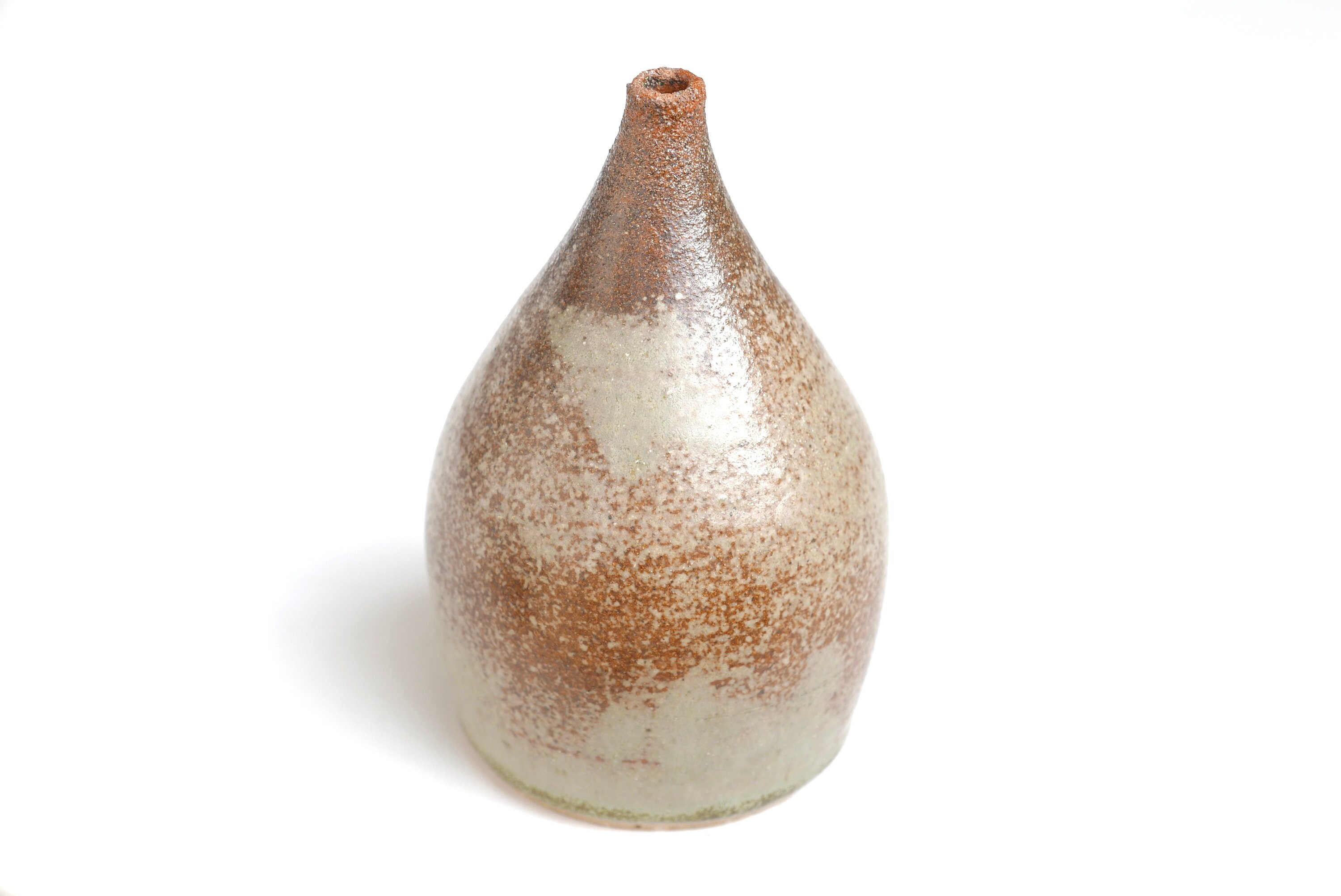 Vase en Céramique Signé Bb, Années 80, Vintage/Campagne Rustique Bohème Chic