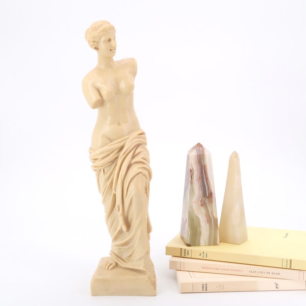 Statue en résine de la Vénus de Milo, Made in Italy, années 70 / Déesse Aphrodite, femme, Art, Dieux Grecs, Grèce Antique