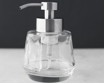 Foaming Soap Dispenser | Bõl Stainless Steel Glass Foam Soap Dispenser