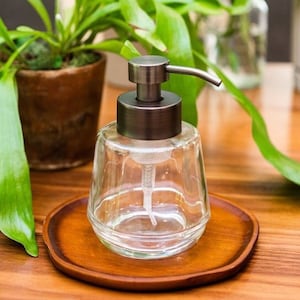 Foaming Soap Dispenser | Bõl Bronze Glass Foam Soap Dispenser