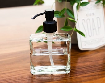 Little Urban Square Shaped Recycled Glass Soap Dispenser