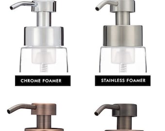 Just Foaming Pumps - Metal Custom Foaming Soaps