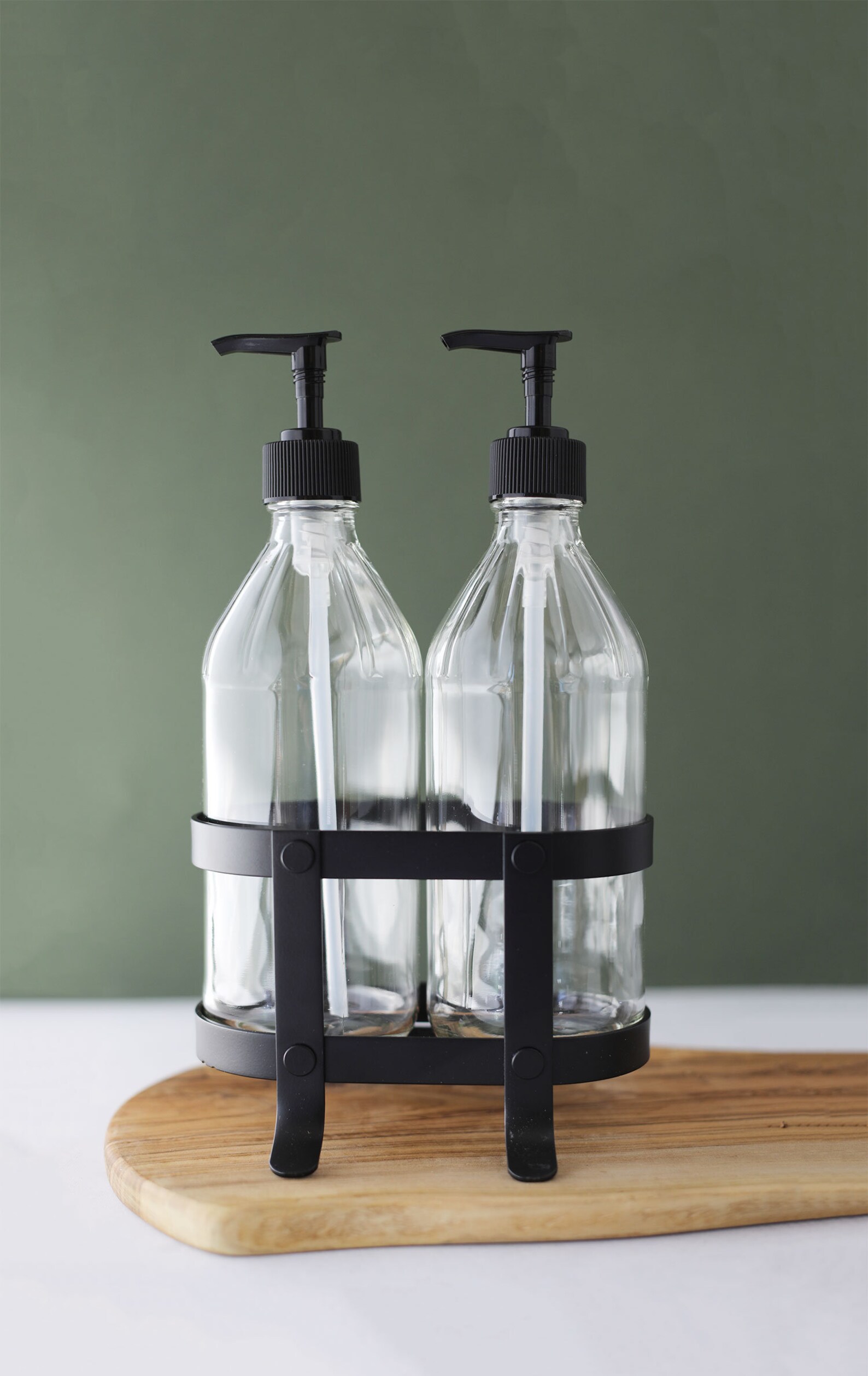 Vintage Kitchen Dish Soap Hand Soap Dispenser Set with Black Etsy