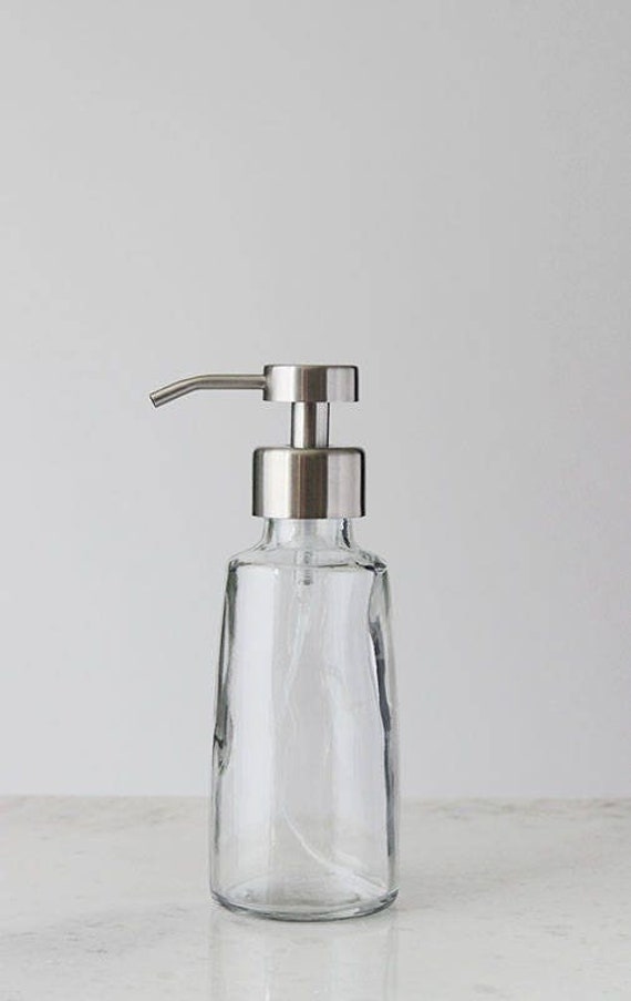 Coastal Glass Foaming Soap Dispenser