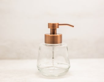 Foaming Soap Dispenser | Bõl Copper Glass Foam Soap Dispenser