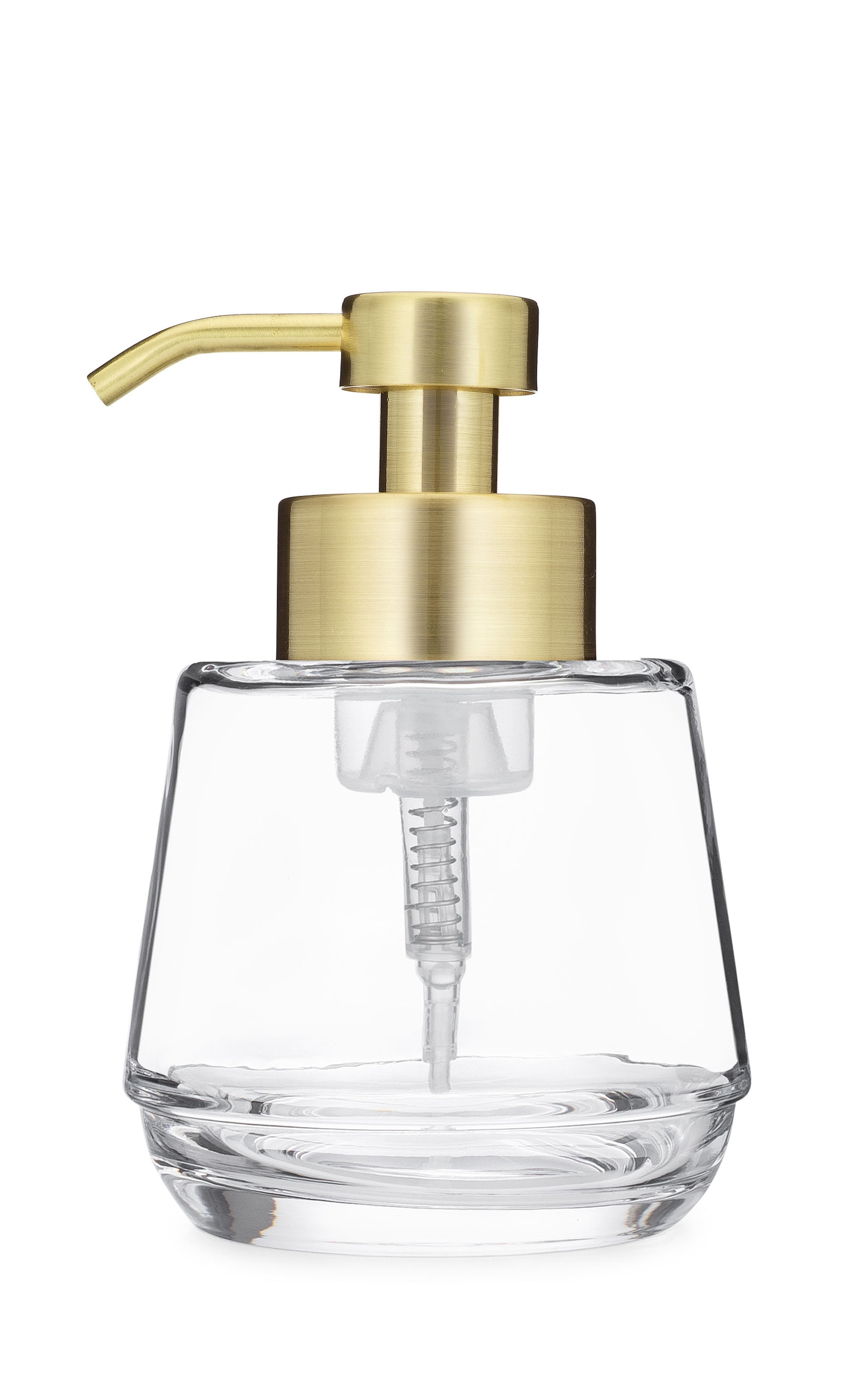 Foaming Soap Dispenser Bõl Gold Glass Foam Soap Dispenser Etsy