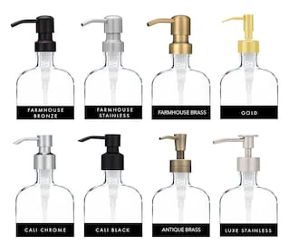 Just Soap Pumps -  Metal Custom Colors