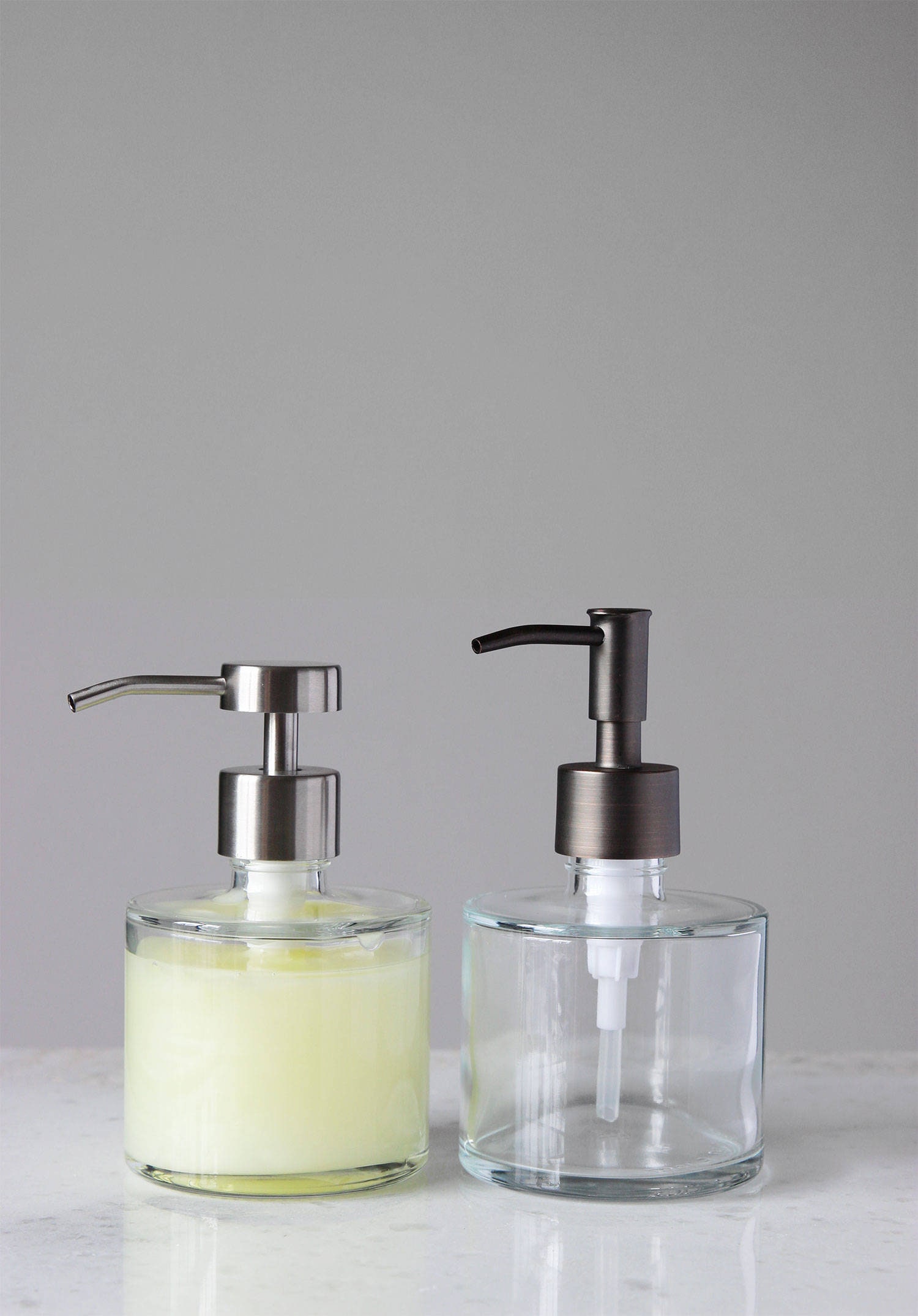 Soap Dispenser Seaside Spa Glass Soap Dispenser Etsy