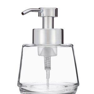Foaming Soap Dispenser | Bõl Chrome Glass Foam Soap Dispenser immagine 3