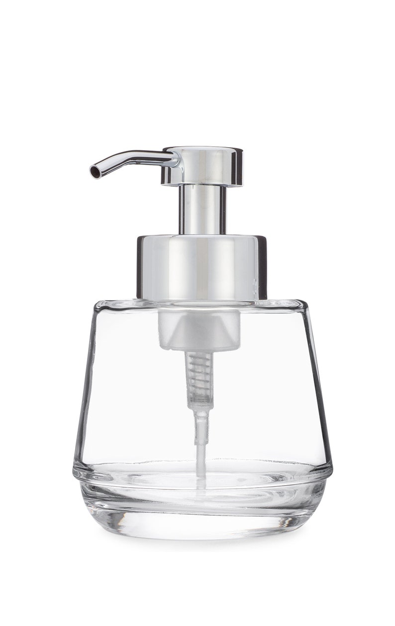 Foaming Soap Dispenser | Bõl Chrome Glass Foam Soap Dispenser immagine 3