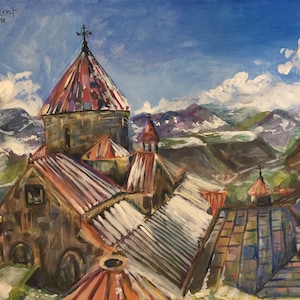 Armenian art, custom art, armenia, lake van, lori, christening favors, custom painting, armenian