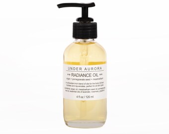 Radiance Oil - a blend of argan, meadowfoam seed, pomegranate seed oils for the body and face