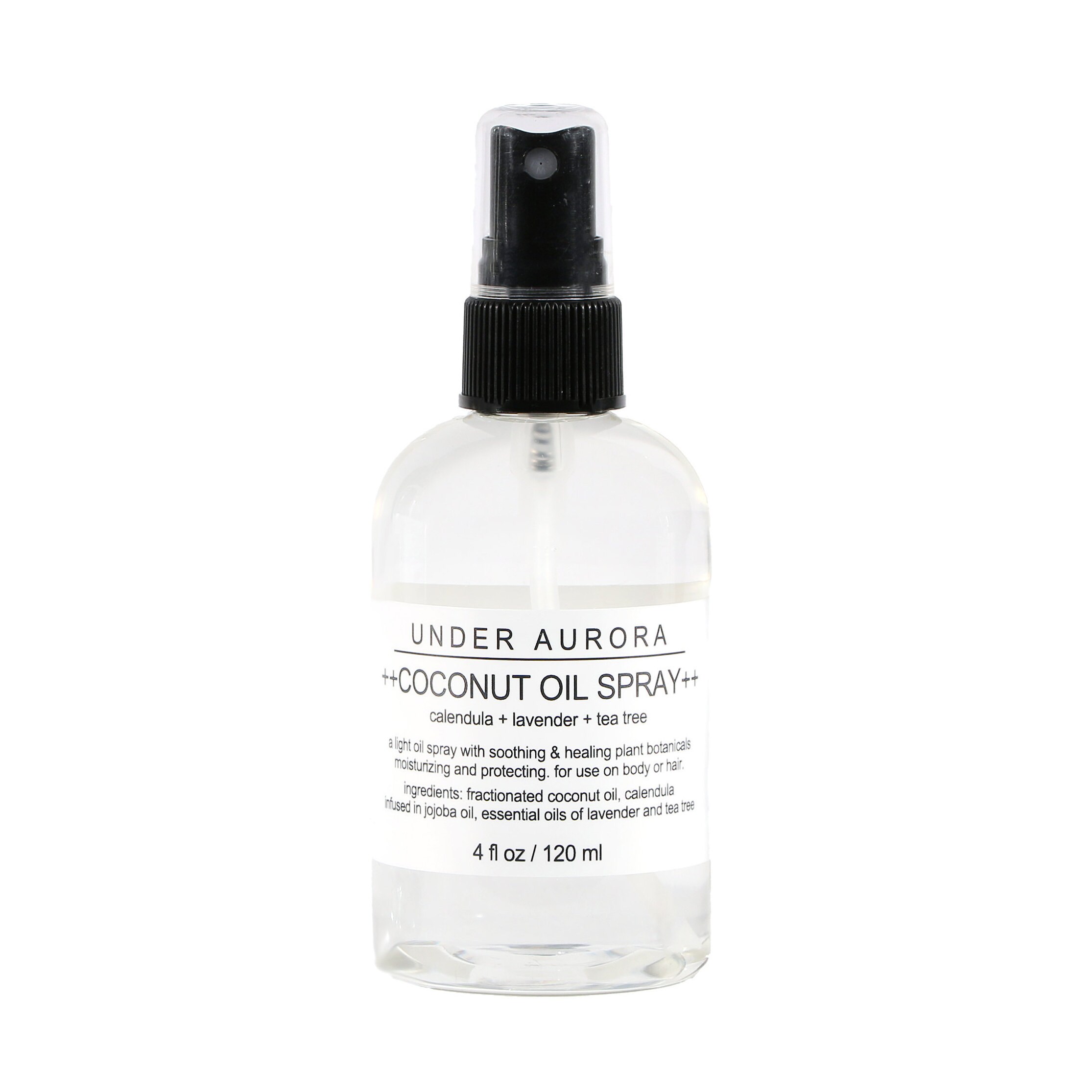 Coconut Oil Spray body / hair oil infused with lavender tea Etsy