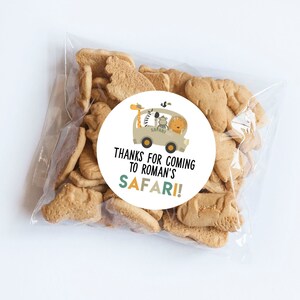 Pegatinas de animales de safari, tema de safari, tema de animales de safari, fiesta de animales salvajes, animal de fiesta, etiqueta de animal del zoológico, regalos de fiesta, animales salvajes