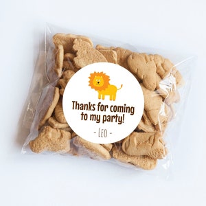 Löwe Aufkleber, Dschungel Geburtstag, erster Geburtstag, Löwe Gastgeschenke, Geschenkaufkleber, Dschungel-Thema, brüllen, gelber Löwe, Babyparty, Geburtstagsaufkleber