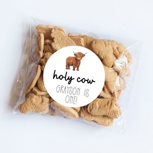 Holy Cow Stickers, Cow Theme, First Birthday, Farm Theme, Cow Favors, Birthday, Moo Thanks, Moo I&#39;m Two, Barn Animals, Farm Birthday