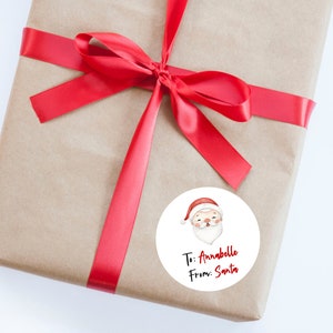 Van stickers, kerstman, kerstlabels, cadeauverpakking, kerstlabels, kerstcadeaus, kerstkaartjes, kerstfeest