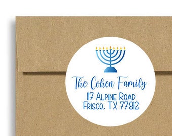 Address Labels Hanukkah Stickers, Christmas Stickers, Packaging, Personalized Stickers, Christmas Tags, Christmas Cards, Tags