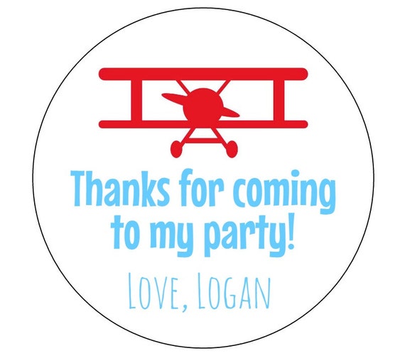 Stickers Scrapbooking Papercraft Party Favors Stickers Airplane