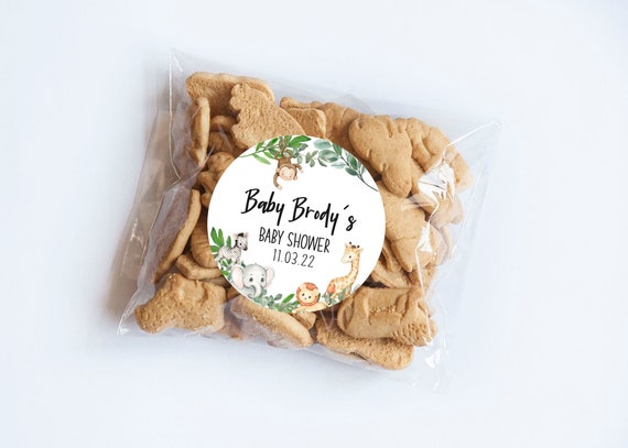 Jungle Safari Baby Shower Stickers, Safari Theme, Safari Animals Theme, Wild One Party, Party Animal, Zoo Animal Tag, Party Favors, Animals Il_570xn