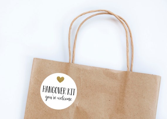 Hangover Kit Stickers, Bachelorette Weekend, Hangover Favors, Hangover Labels, Get Well Labels, Bridal Shower, Bachelorette Party, Tags Il_570xn