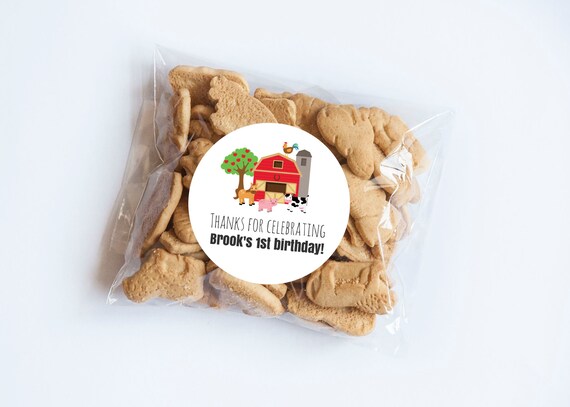 Farm Stickers, Barn Labels, First Birthday, Farm Theme, Farm Favors, Birthday, Pig Stickers, Chickens, Barn Animals, Farm Birthday, Label Il_570xn