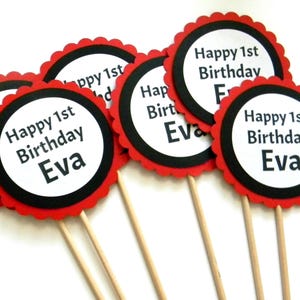 3 Happy Birthday Centerpieces, First Birthday, Centerpiece Sticks, Party Decor, Birthday Centerpieces, Baby Shower, Table Decor, Custom