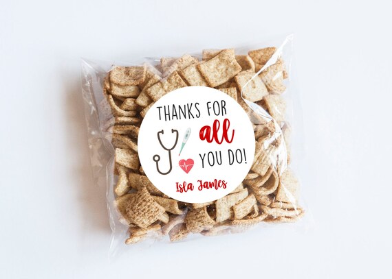 Nurse Thank You Stickers, Nurse Week, Medical Stickers, Thank You Stickers, Heart Labels, Nurse Appreciation, Nurse Theme, Hospital Stickers Il_570xn
