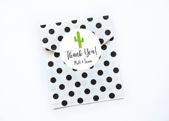 Cactus Stickers, Thank You Stickers, Labels, Cactus Theme, Baby Shower, Bridal Shower, Personalized Stickers, Fiesta Theme, Fiesta, Party Il_570xn