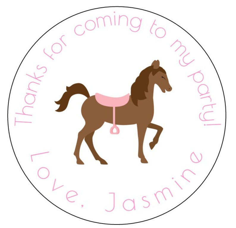 First Birthday Baby Shower Horse Party Pink Horses Horse Theme 12 Horse Cupcake Toppers Horse Birthday Horse Riding Party