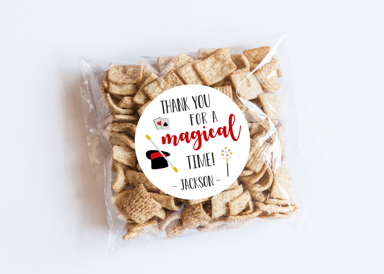 Magician Theme Birthday Stickers Magic Party First Birthday Magical Time Magic Birthday Magician Hat Wand Cards Magic Favors