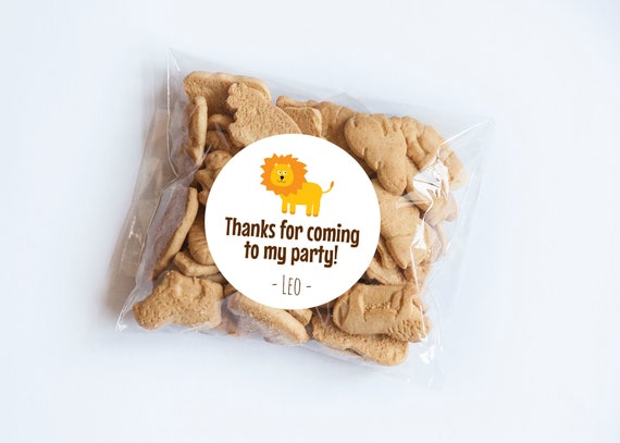 Lion Stickers, Jungle Birthday, First Birthday, Lion Favors, Favor Stickers, Jungle Theme, Roar, Yellow Lion, Baby Shower, Birthday Label Il_570xn