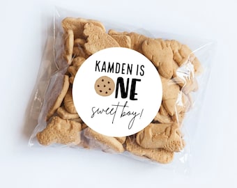 One Sweet Boy, First Birthday, Stickers, Cookie Theme, Sweets Birthday, Favors, Sweet Birthday, Sweet One, Cookies, Labels