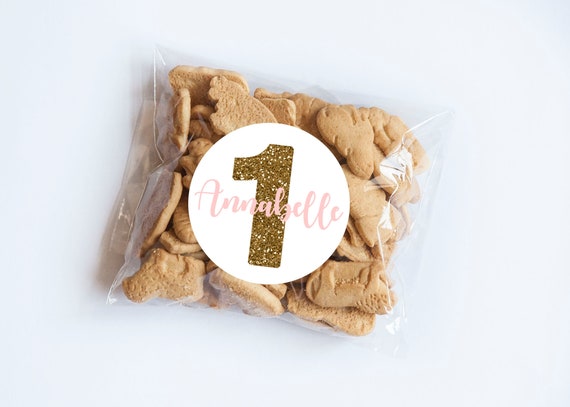 Gold One Birthday Stickers, Personalized Stickers, First Birthday, Gold and Pink, Labels, Envelope Seals, First Birthday Stickers, Favors Il_570xn