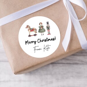 Adesivos de brinquedos de Natal, etiquetas de Natal, embrulhos para presentes, etiquetas para lembrancinhas, etiquetas de Natal, presentes, etiquetas de feriado, festa de Natal, adesivo infantil