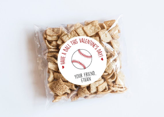Baseball Valentine Stickers, Sports Theme, Valentine Favors, Class Stickers, Labels, Baseball Theme, Baseball Stickers, Fun Valentine Il_570xn