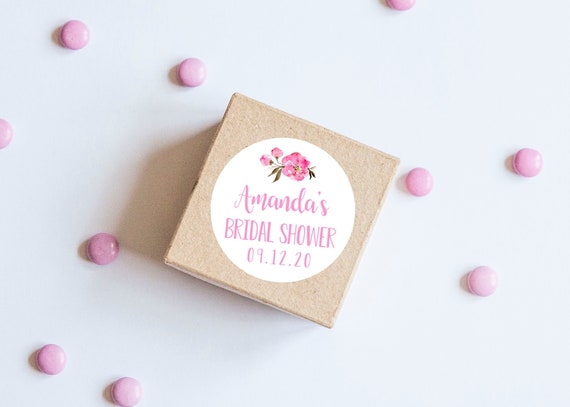 Floral Bridal Stickers, Wedding, Favor Labels, Flower Labels, Bridal Shower Labels, Peonies, Wedding Labels, Save the Date, Personalized Il_570xn