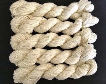 Undyed Yarn | Super wash | Merino Wool | Yarn | BULKY | 105yards | Yarn For Dyeing | Dyers | Wool For Dyeing | Knitting