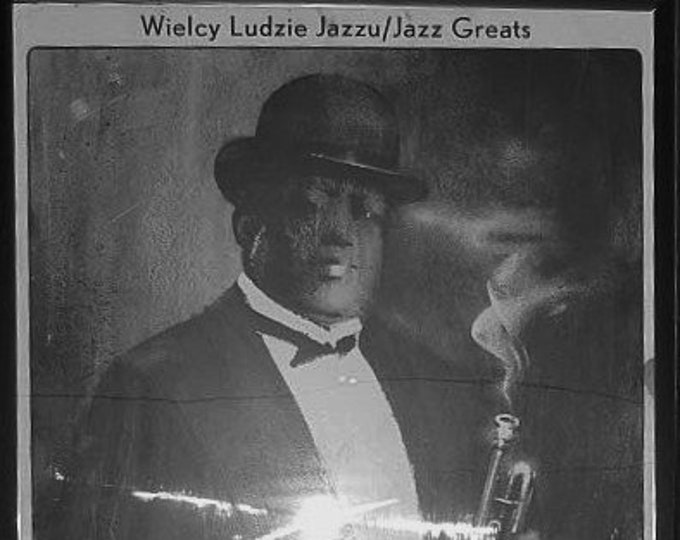 VINTAGE JAZZ POSTER of King Oliver (1885-1938) Who Played in New Orleans Creole Jazz Band Discovered Louis Armstrong Gift for Jazz Collector